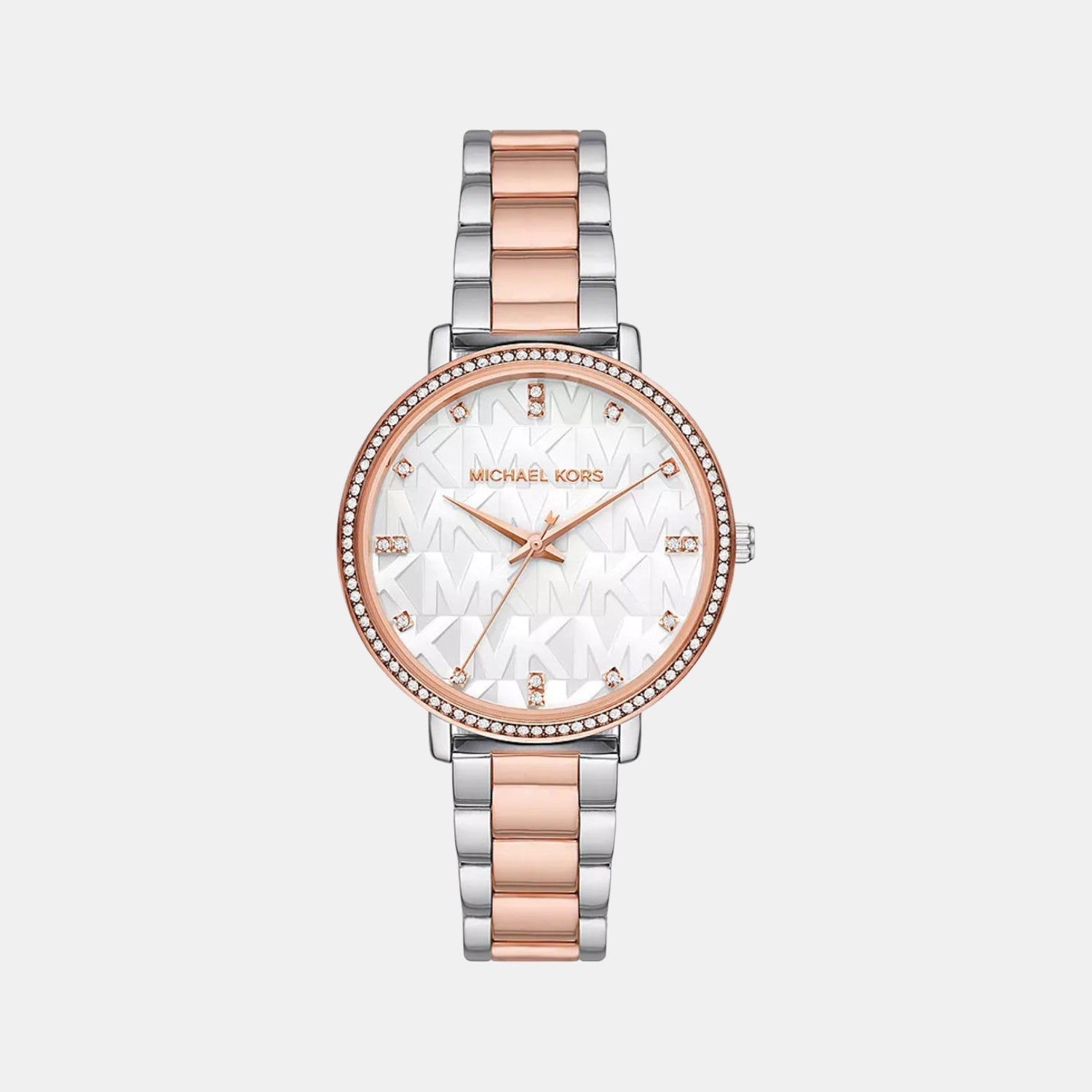 Pyper Women Quartz White Dial Analog Stainless Steel Watch MK4920