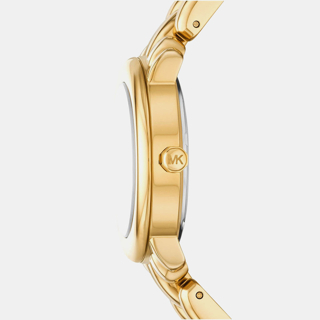 Phoebe Women Quartz Gold Dial Analog Stainless Steel Watch MK4923