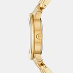 Phoebe Women Quartz Gold Dial Analog Stainless Steel Watch MK4923