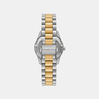 Lexington Women Quartz Black Dial Analog Stainless Steel Watch MK4925