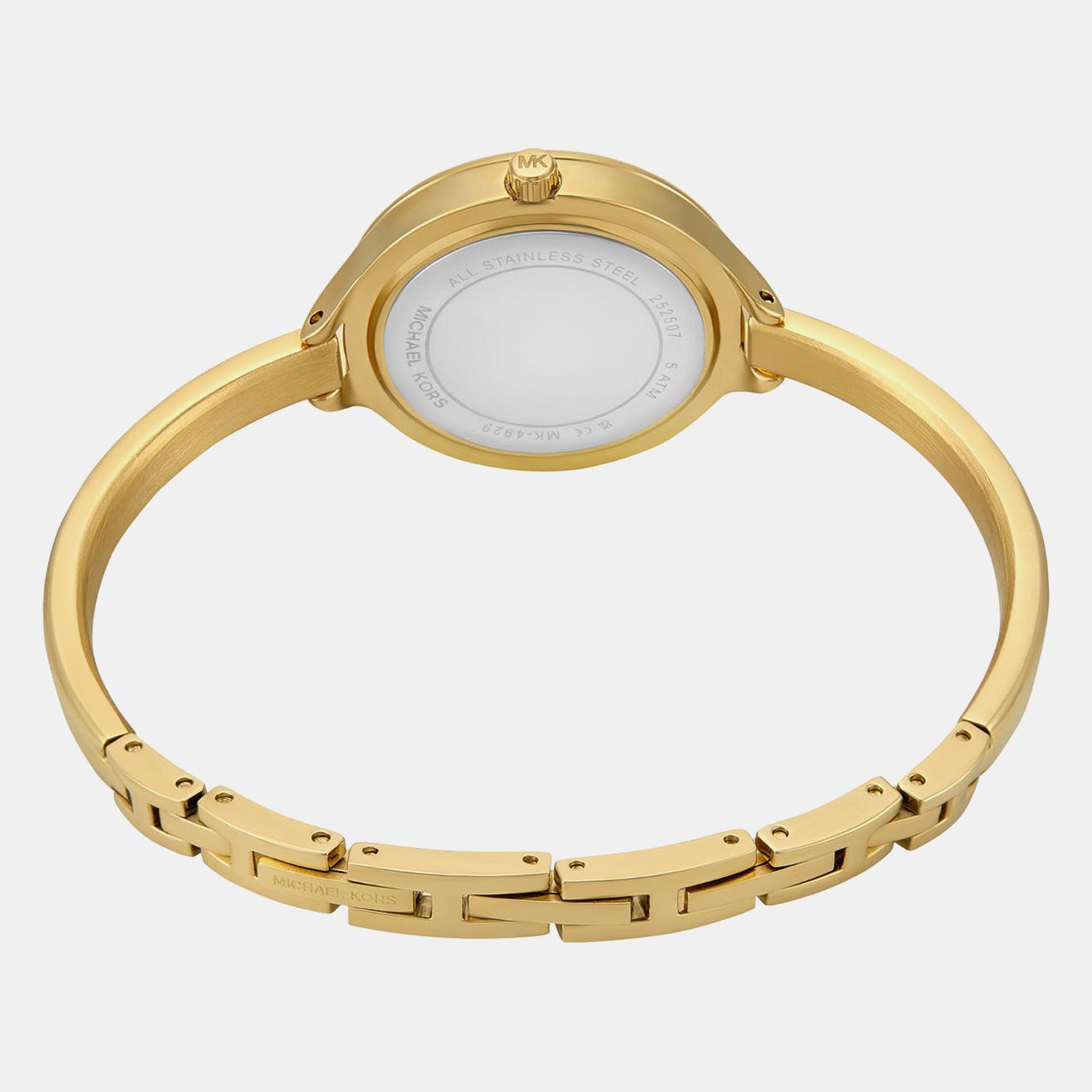 Izzy Women Quartz Gold Dial Analog Stainless Steel Watch MK4929