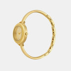 Izzy Women Quartz Gold Dial Analog Stainless Steel Watch MK4929