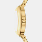 Izzy Women Quartz Gold Dial Analog Stainless Steel Watch MK4929