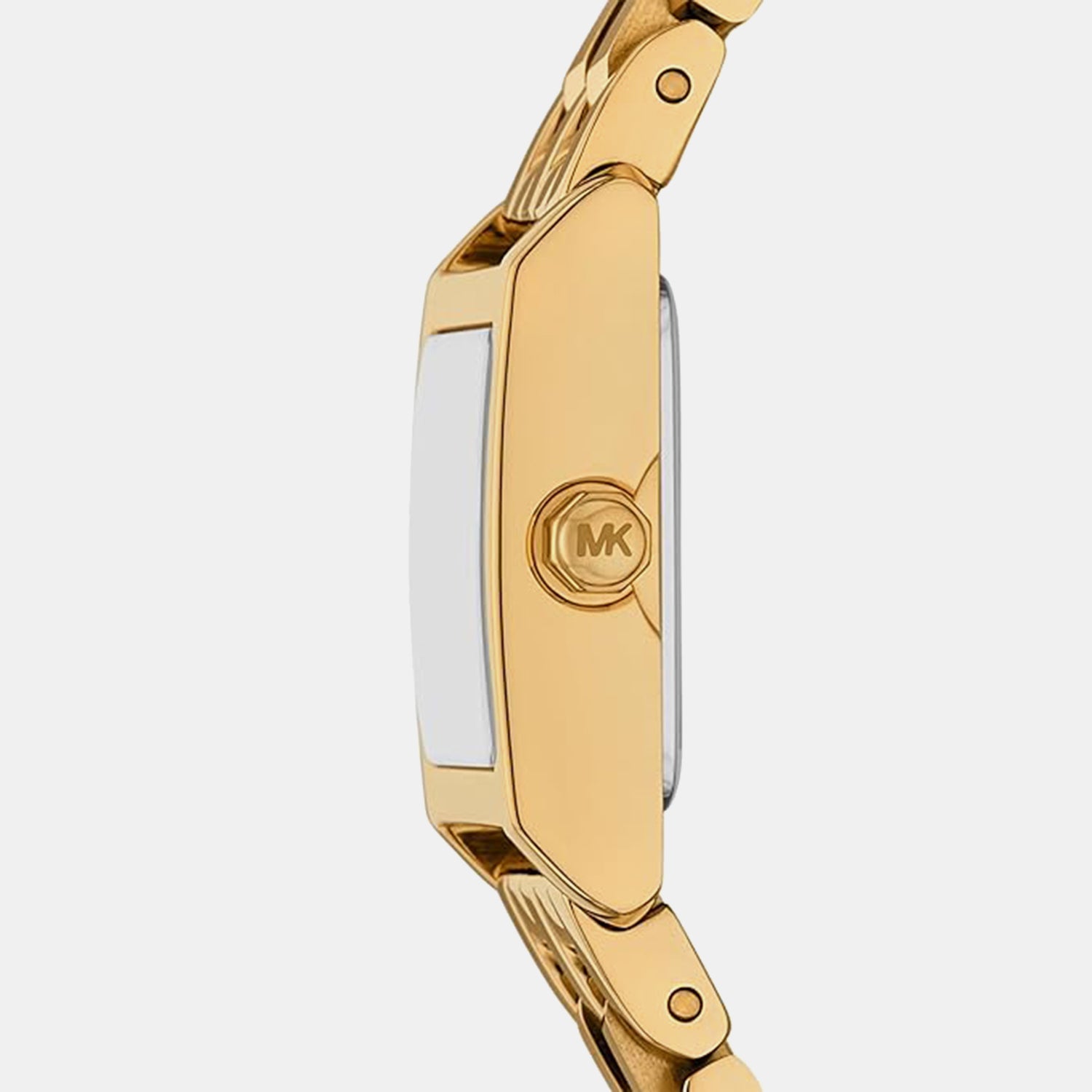 Georgie Women Quartz Gold Dial Analog Stainless Steel Watch MK4931