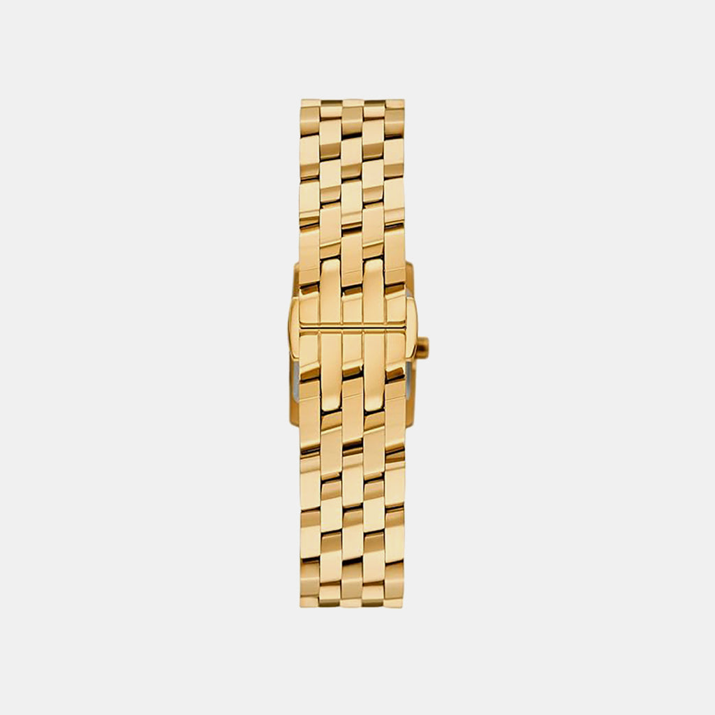 Georgie Women Quartz Gold Dial Analog Stainless Steel Watch MK4931