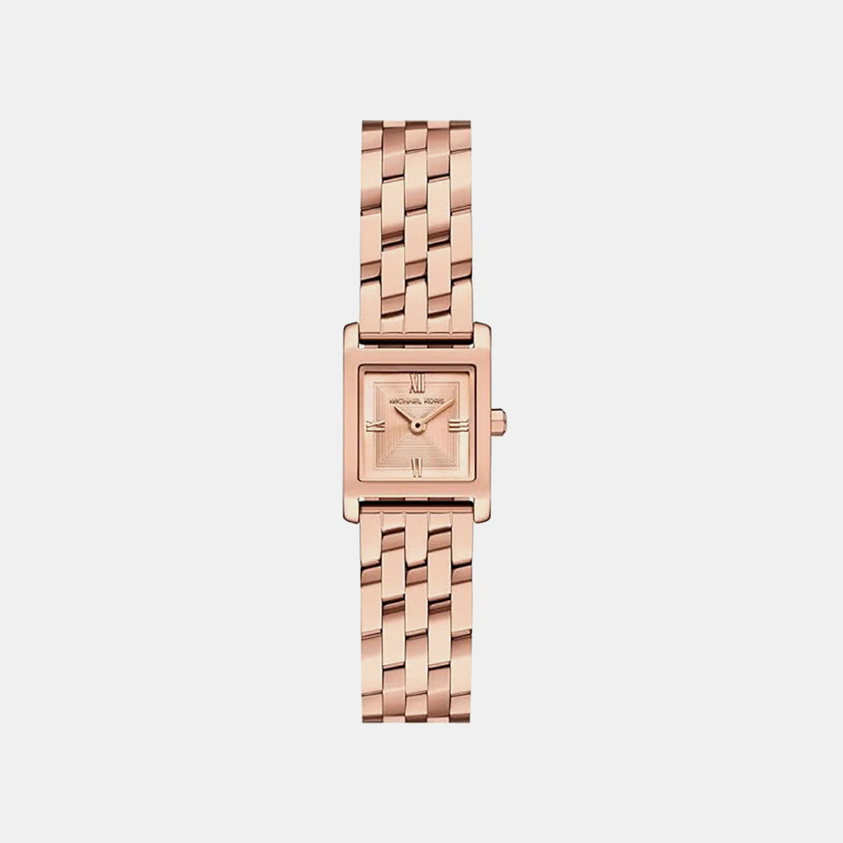 Georgie Women Quartz Rose Gold Dial Analog Stainless Steel Watch MK4932