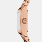 Georgie Women Quartz Pink Dial Analog Stainless Steel Watch MK4932