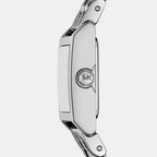 Georgie Women Quartz Silver Dial Analog Stainless Steel Watch MK4933