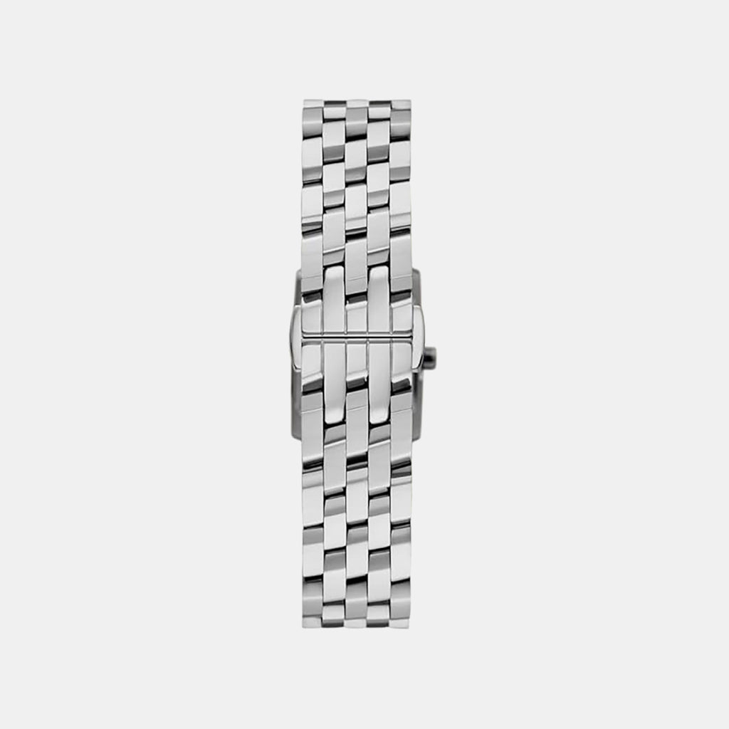 Georgie Women Quartz Silver Dial Analog Stainless Steel Watch MK4933