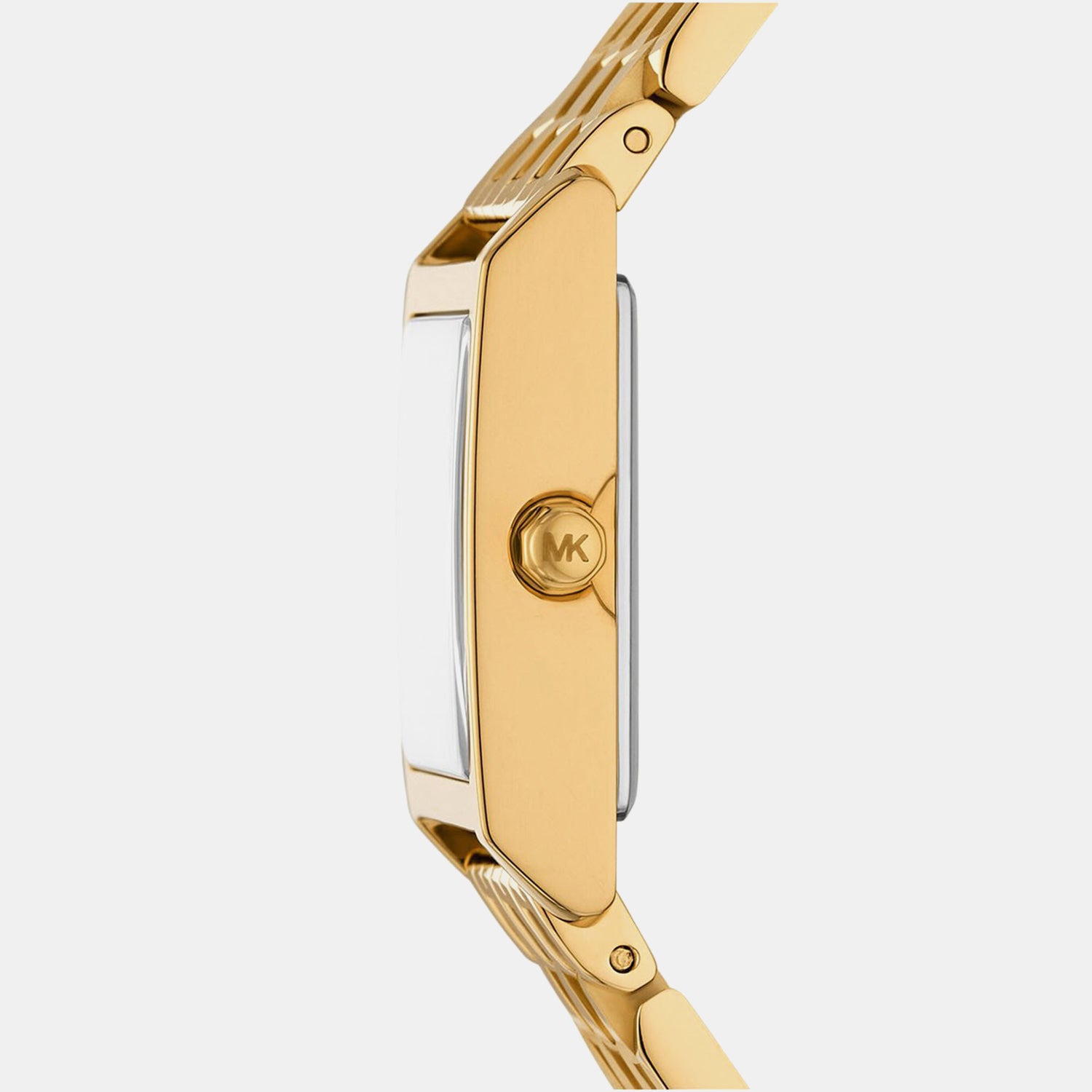Georgie Women Quartz Gold Dial Analog Stainless Steel Watch MK4934
