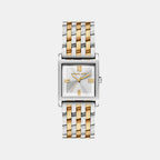 Georgie Women Quartz Silver Dial Analog Stainless Steel Watch MK4935