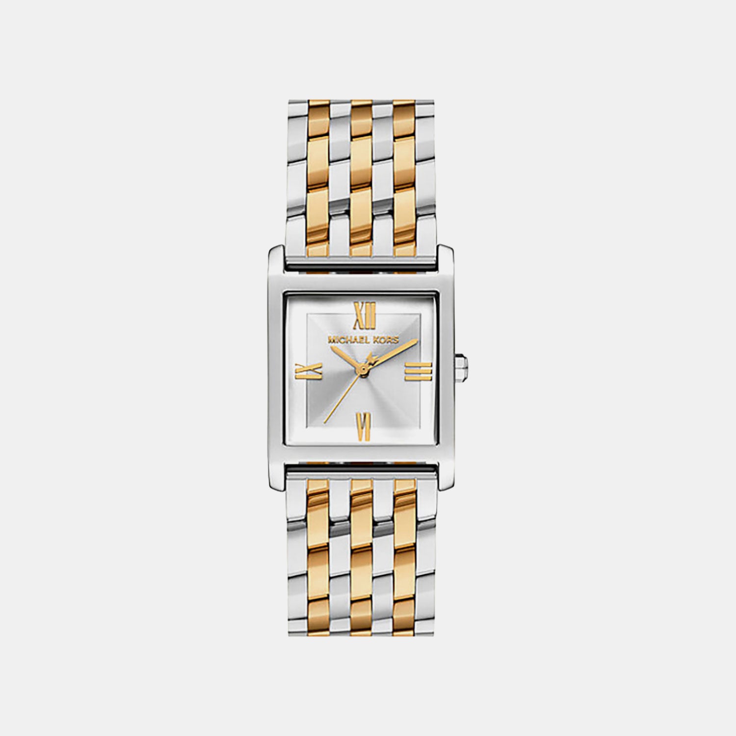 Georgie Women Quartz White Dial Analog Stainless Steel Watch MK4935