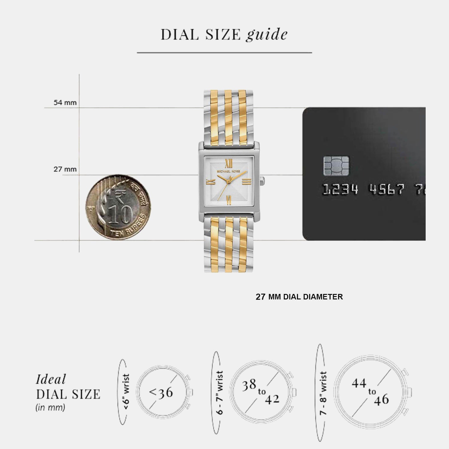 Georgie Women Quartz Silver Dial Analog Stainless Steel Watch MK4935
