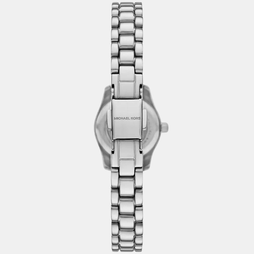 Petite Women Quartz Silver Dial Analog Stainless Steel Watch MK4948SET