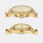 Lexington Couple Quartz Gold Dial Analog Stainless Steel Watch MK4950SET