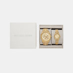 Lexington Couple Quartz Gold Dial Analog Stainless Steel Watch MK4950SET