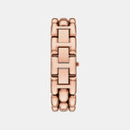 Hally Women Quartz Pink Dial Analog Stainless Steel Watch MK4954