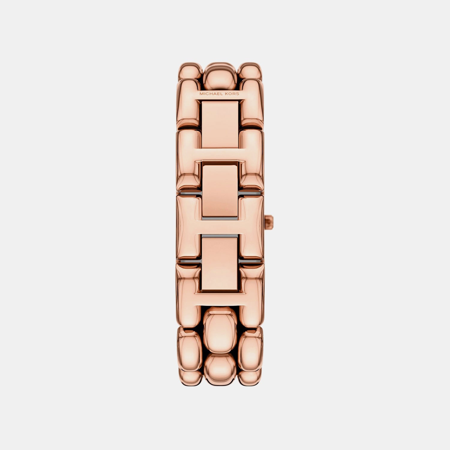 Hally Women Quartz Pink Dial Analog Stainless Steel Watch MK4954