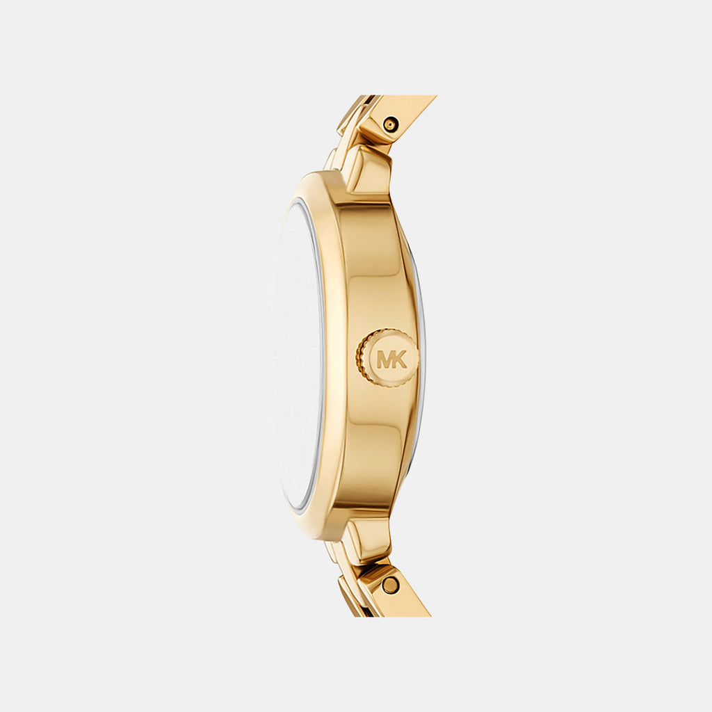 Maude Women Quartz Gold Dial Analog Stainless Steel Watch MK4955
