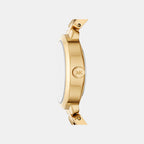 Maude Women Quartz Gold Dial Analog Stainless Steel Watch MK4955