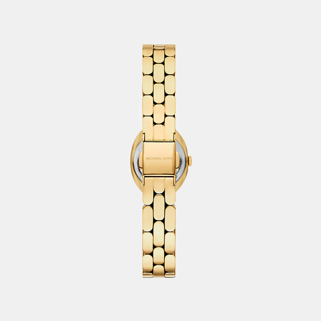 Maude Women Quartz Gold Dial Analog Stainless Steel Watch MK4955