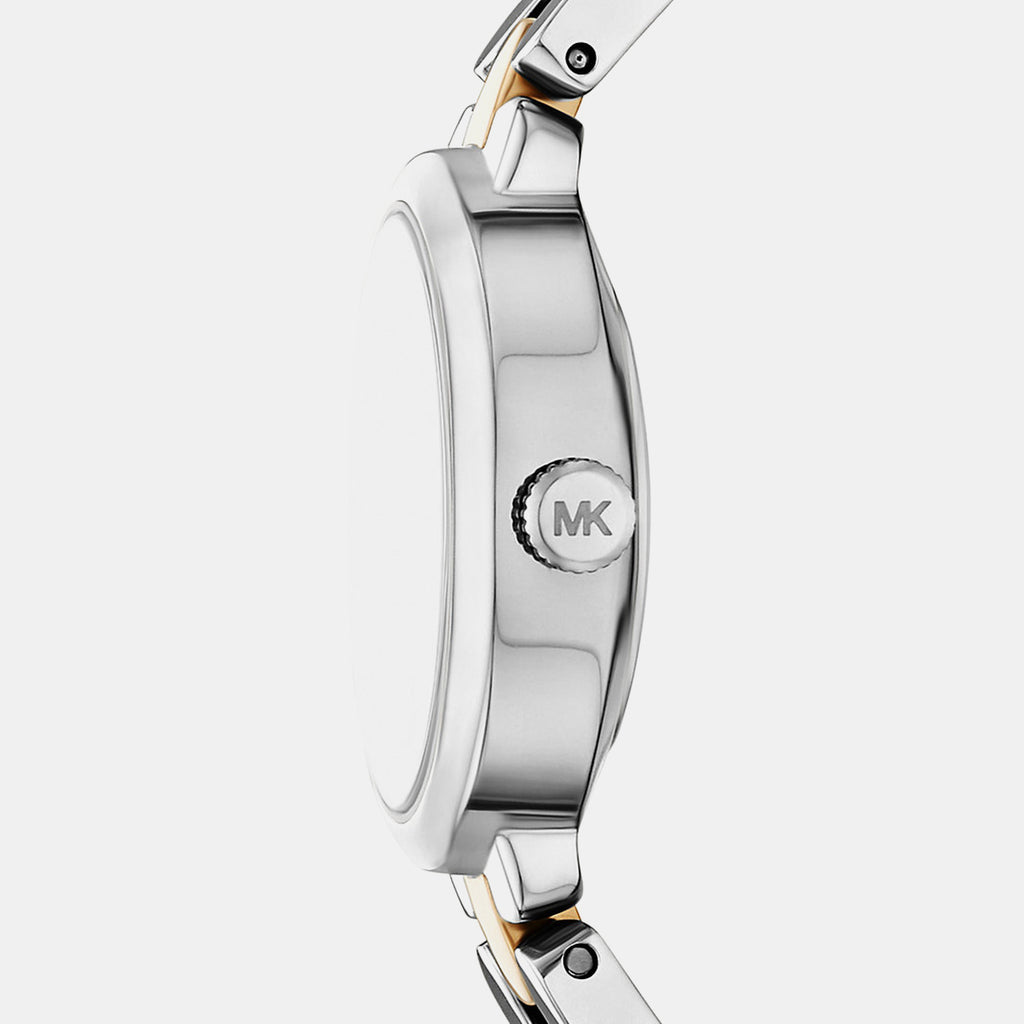 Maude Women Quartz Silver Dial Analog Stainless Steel Watch MK4956