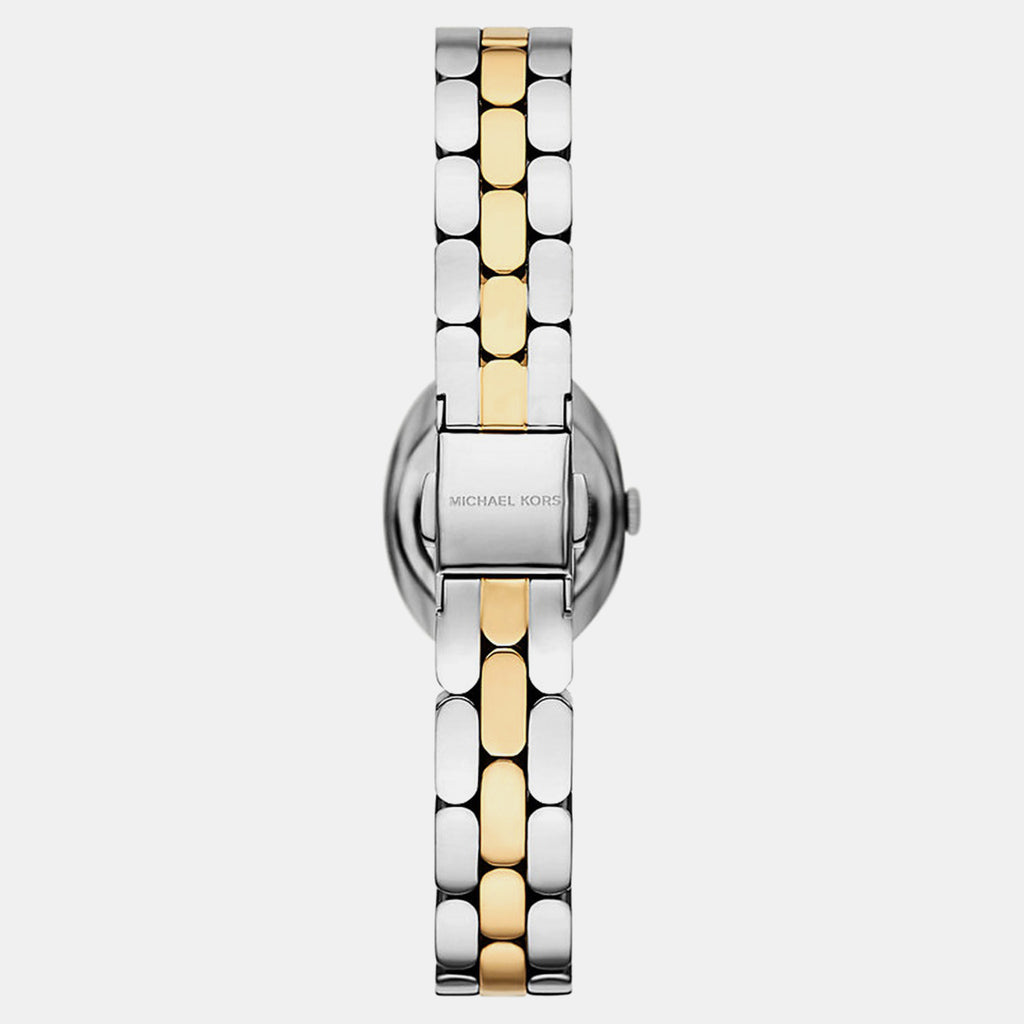 Maude Women Quartz Silver Dial Analog Stainless Steel Watch MK4956