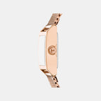 Georgie Women Quartz Rose Gold Dial Analog Mesh Watch MK4960