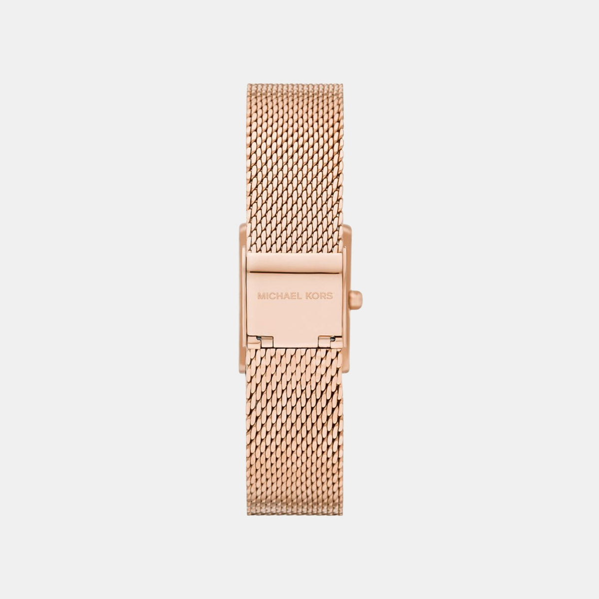 Georgie Women Quartz Rose Gold Dial Analog Mesh Watch MK4960
