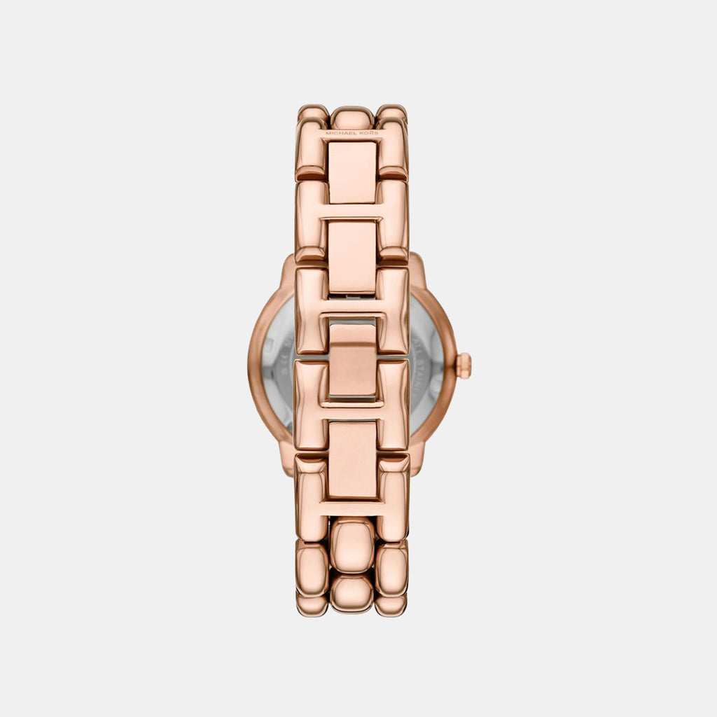 Phoebe Women Quartz Rose Gold Dial Analog Stainless Steel Watch MK4962