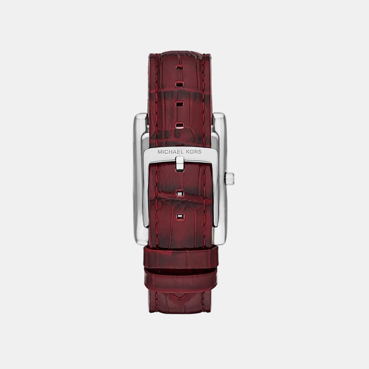 Essex Women Quartz Red Dial Analog Leather Watch MK4966
