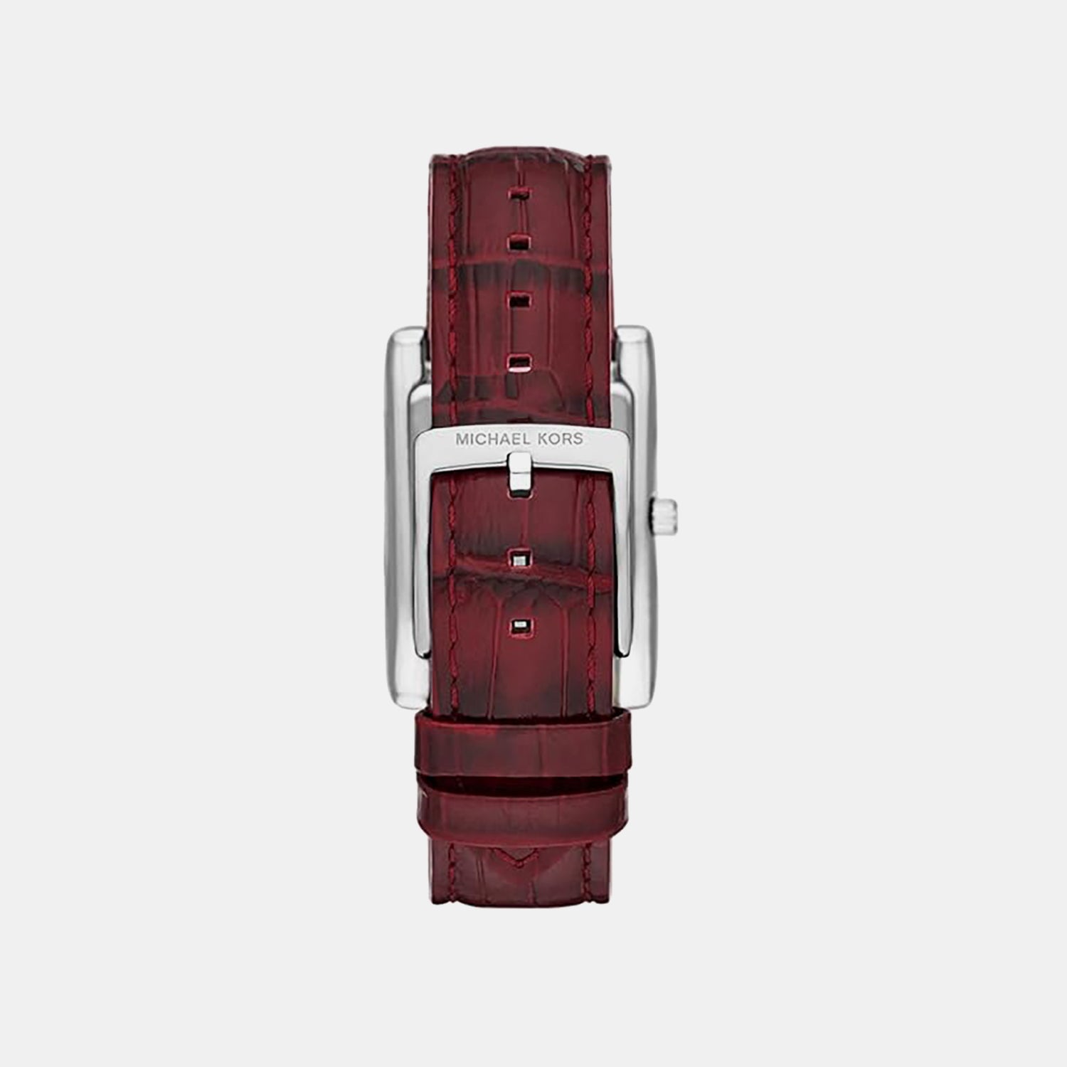Essex Women Quartz Red Dial Analog Leather Watch MK4966