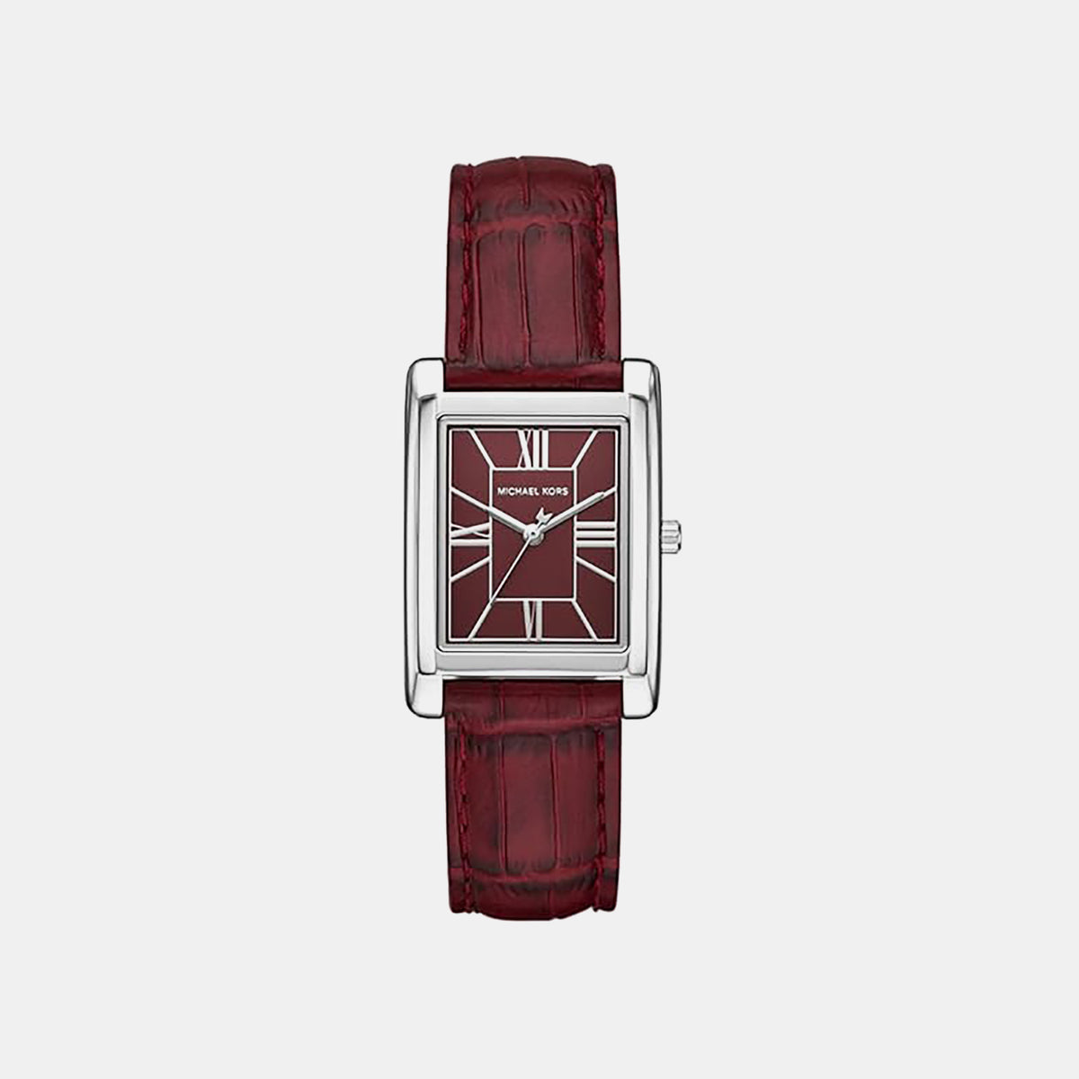 Essex Women Quartz Red Dial Analog Leather Watch MK4966