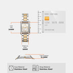 Essex Women Quartz White Dial Analog Stainless Steel Watch MK4967