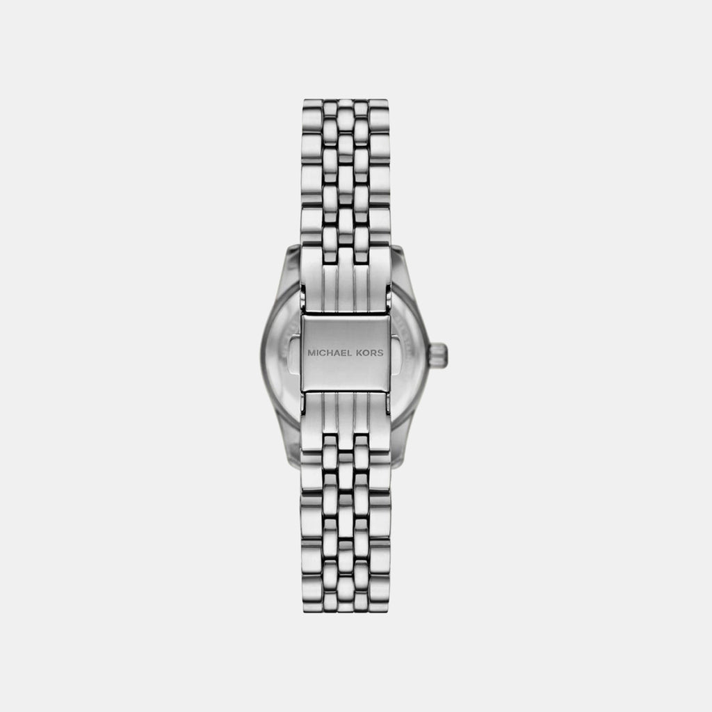 Lexington Women Quartz Red Dial Analog Stainless Steel Watch MK4968