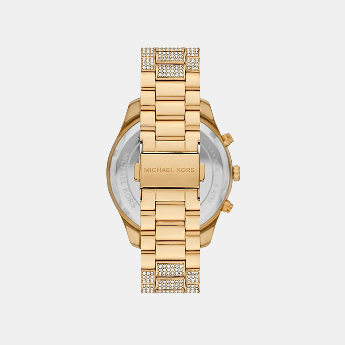 Lexington Women Quartz Gold Dial Chronograph Stainless Steel Watch MK4971