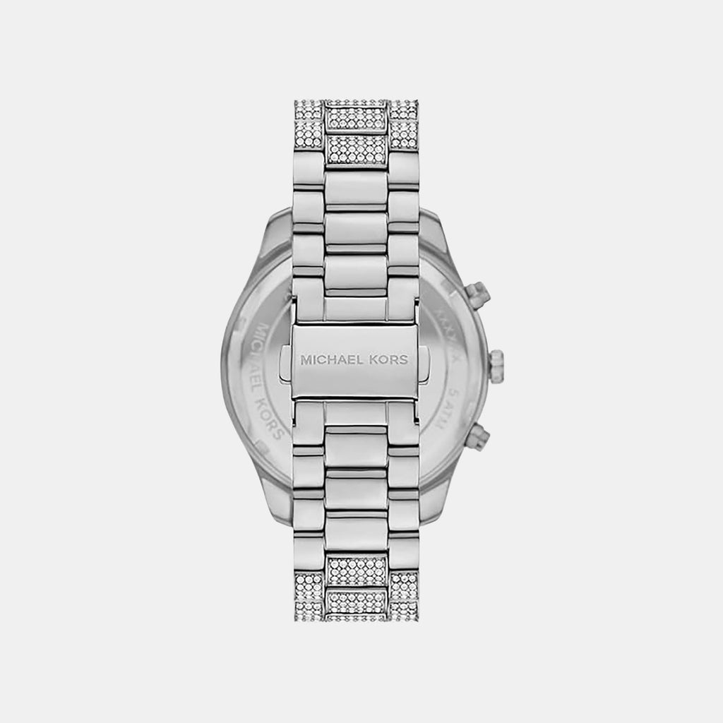 Lexington Women Quartz Silver Dial Chronograph Stainless Steel Watch MK4972