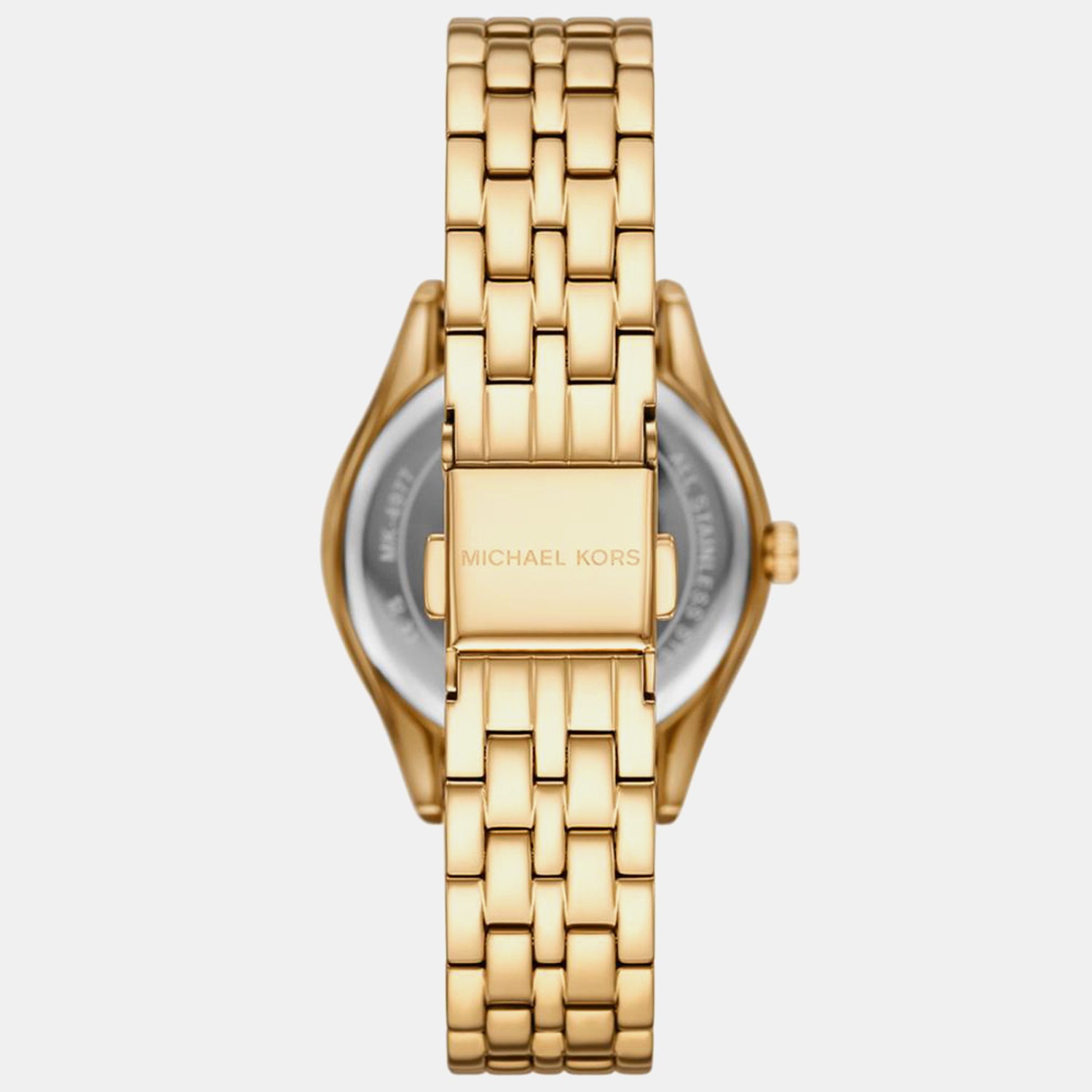 Harlowe Women Quartz Gold Dial Analog Stainless Steel Watch MK4974SET