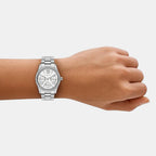 Lexington Women Quartz Silver Dial Multi-Function Stainless Steel Watch MK4979