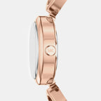 Maude Women Quartz Rose Gold Dial Analog Stainless Steel Watch MK4981