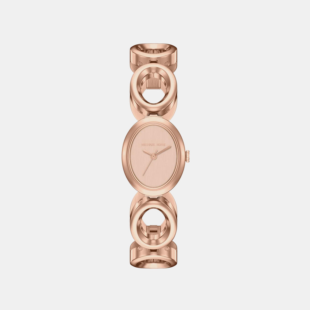 Maude Women Quartz Rose Gold Dial Analog Stainless Steel Watch MK4981