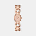 Maude Women Quartz Rose Gold Dial Analog Stainless Steel Watch MK4981