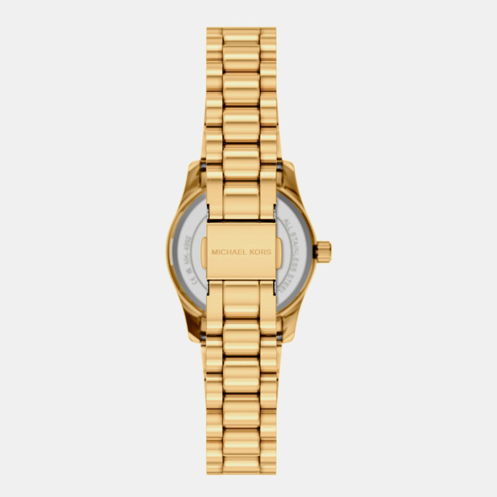 Lexington Women Quartz Gold Dial Analog Stainless Steel Watch MK4992SET