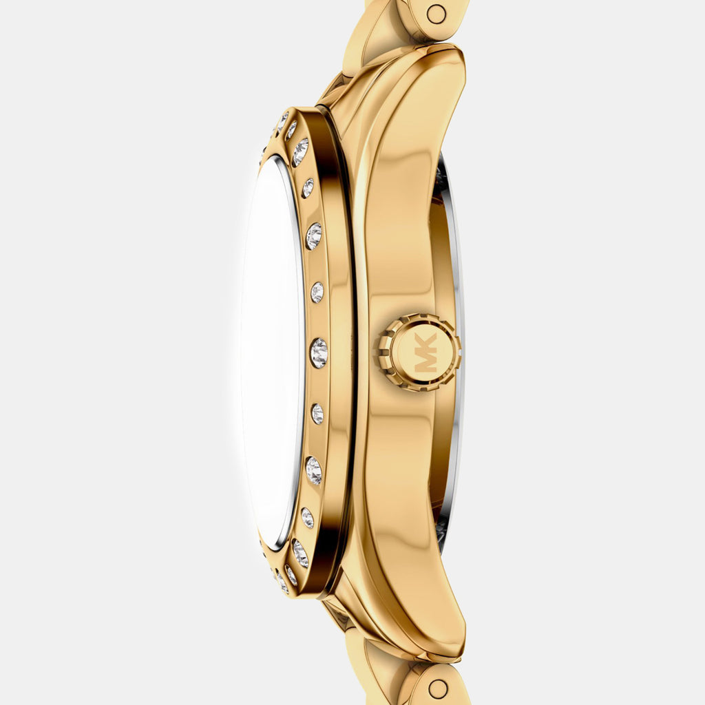 Lexington Women Quartz Gold Dial Analog Stainless Steel Watch MK4992SET