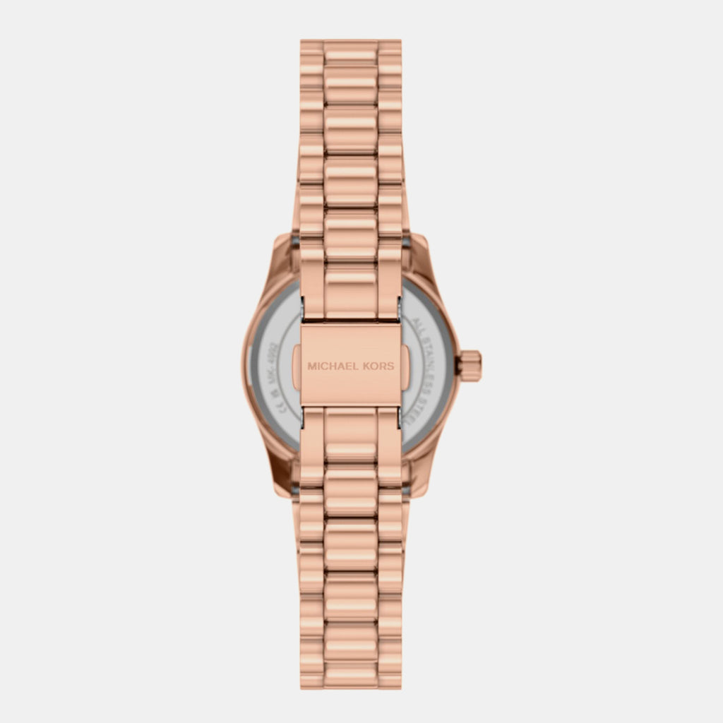 Lexington Women Quartz Rose Gold Dial Analog Stainless Steel Watch MK4994SET