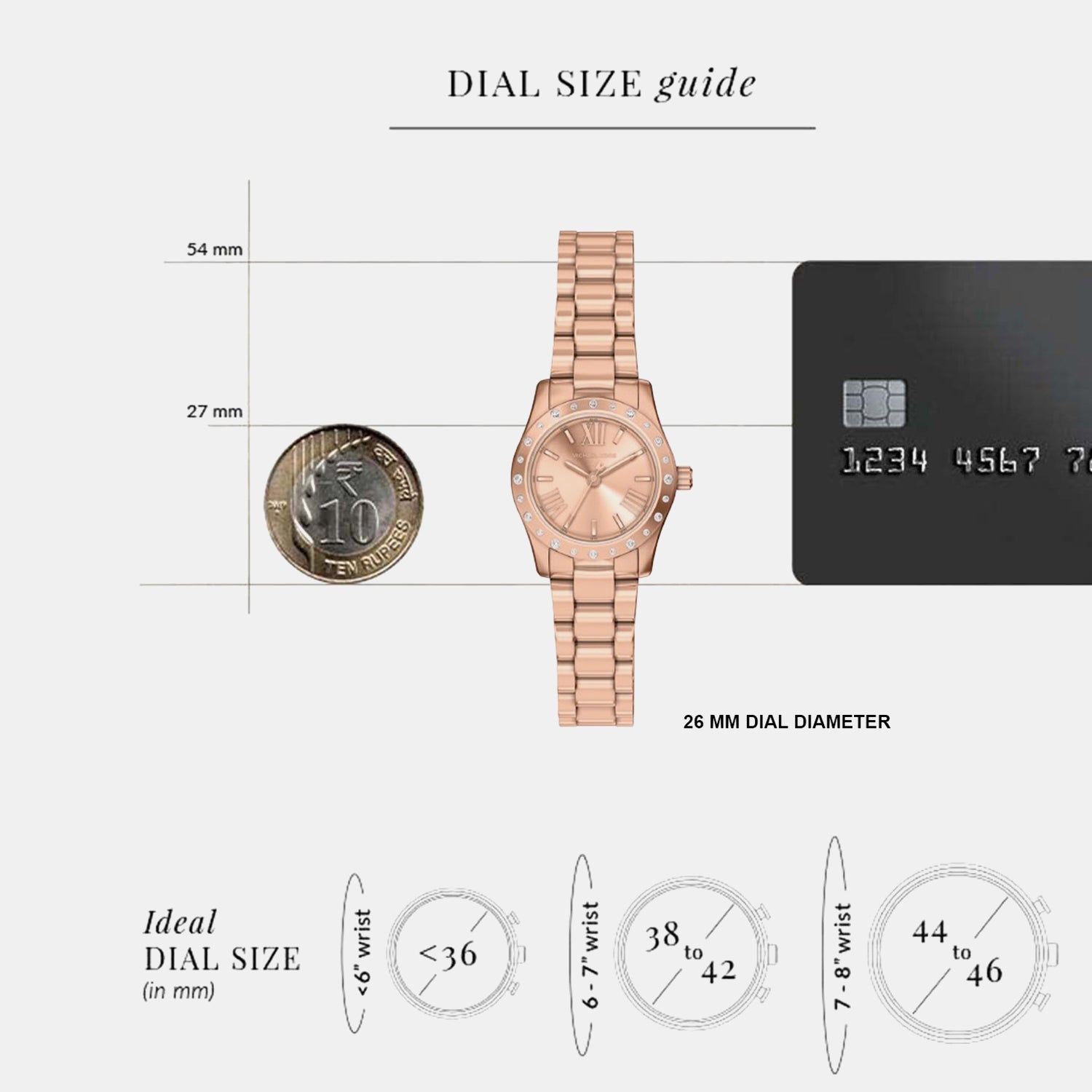 Lexington Women Quartz Rose Gold Dial Analog Stainless Steel Watch MK4994SET