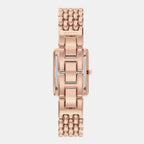 Essex Women Quartz Rose Gold Dial Analog Stainless Steel Watch MK4998