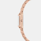 Essex Women Quartz Rose Gold Dial Analog Stainless Steel Watch MK4998