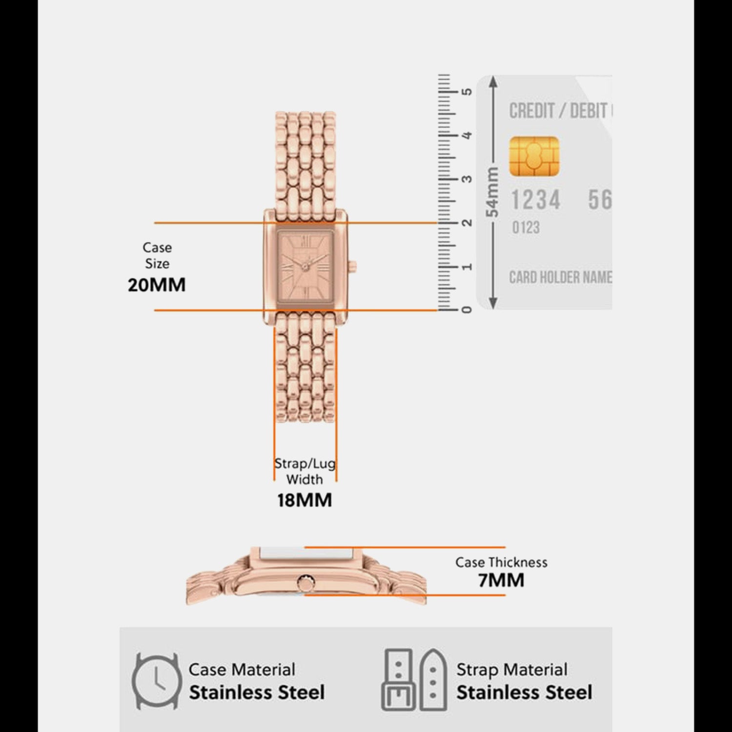 Essex Women Quartz Rose Gold Dial Analog Stainless Steel Watch MK4998