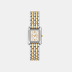 Essex Women Quartz White Dial Analog Stainless Steel Watch MK4999